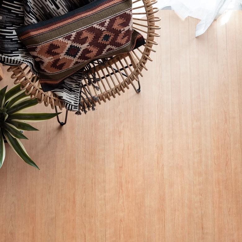 ウッドカーペット 6畳 団地間 243×345cm フローリングカーペット 軽量 自分でカットできる DIY 簡単 敷くだけ 床材 リフォーム 1梱包 ST-200-D60 | ELEMENTS（インテリア） | 18