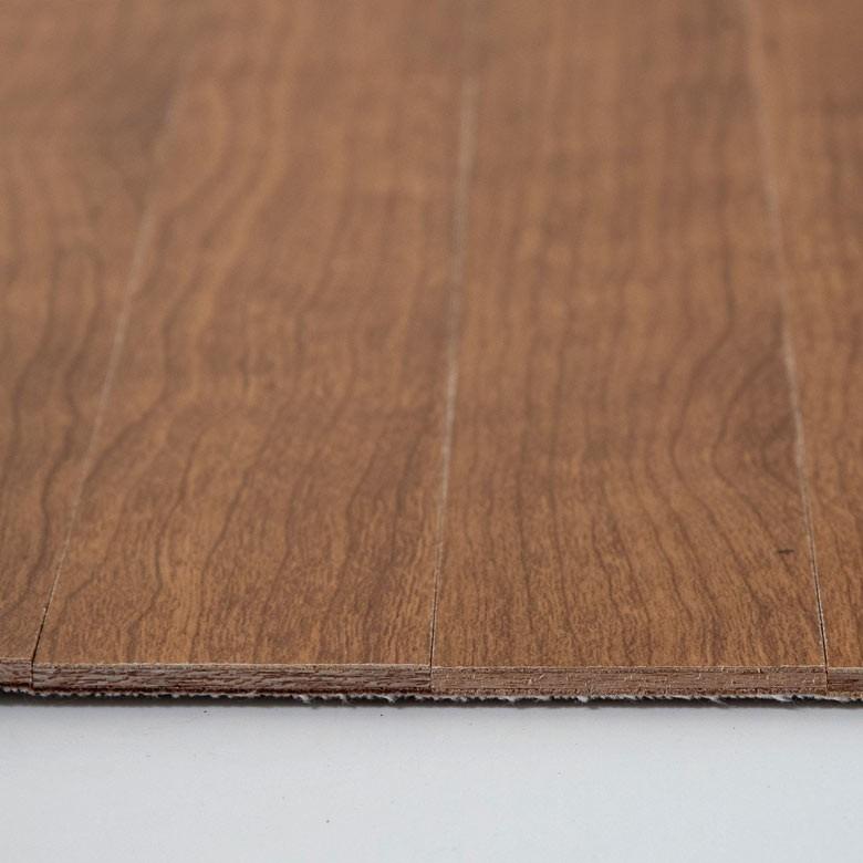 ウッドカーペット 6畳 江戸間 260×350cm フローリングカーペット 軽量 自分でカットできる DIY 簡単 敷くだけ 床材 リフォーム 1梱包 ST-200-E60 | ELEMENTS（インテリア） | 17