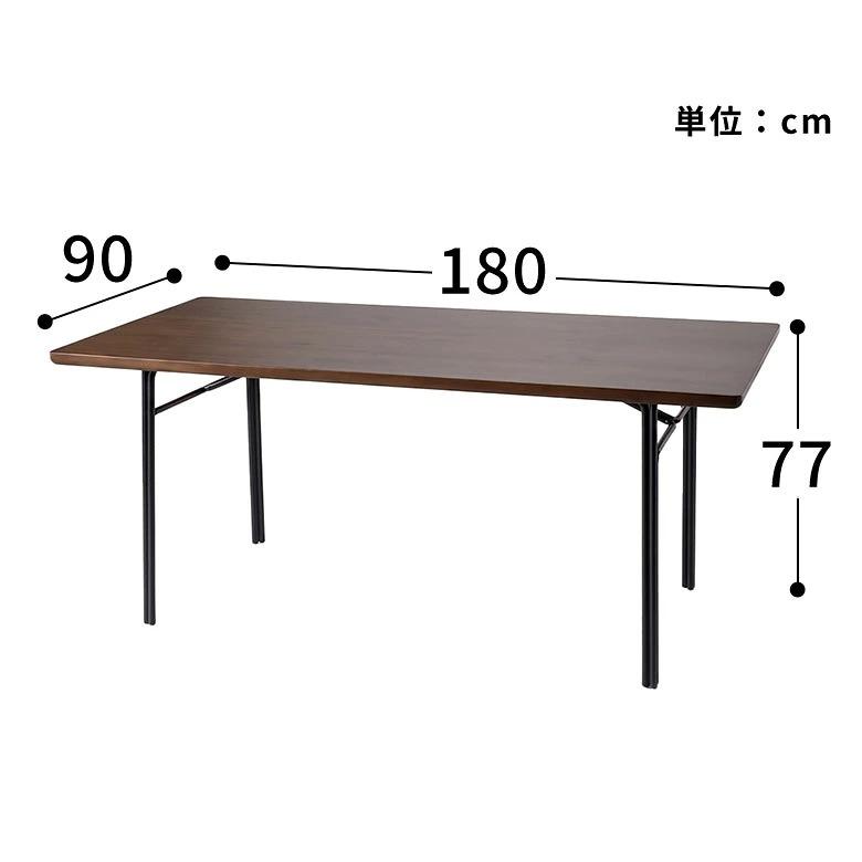 ダイニングテーブル 幅180cm 高さ75cm 天然木 スチール脚 4人 6人 大きめ 長方形 机 つくえ キッチンテーブル 食卓 木製 ミッドセンチュリー 西海岸 stc-672 | ELEMENTS（インテリア） | 17