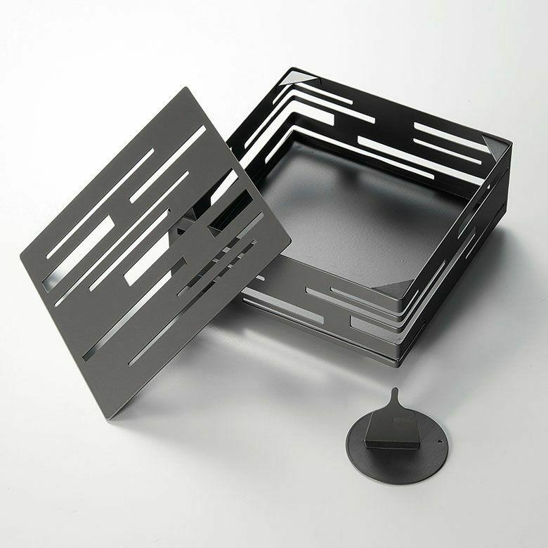 2個セット 蚊取り線香 入れ スクエア型 ス リットデザイン 幾何柄 スチール 製 蚊遣り ホルダー かやり 蚊やり アウトドア おしゃれ 西海岸 男前 stc2-67118 | ELEMENTS（インテリア） | 17