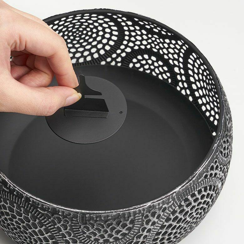 3個セット トレイ 小物入れ 蚊取り線香入れ キャンドルホルダー デコレーショントレイ アラベスク エスニック ポット インテリア stc3-67030 | ELEMENTS（インテリア） | 17