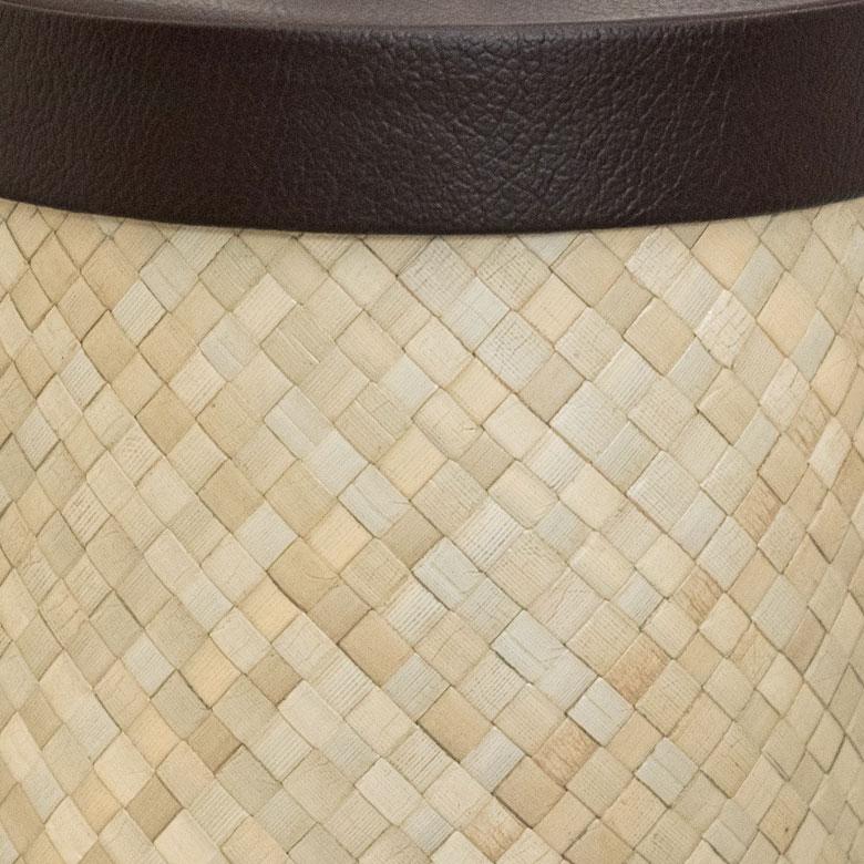 パンダン トイレットペーパー ケース ラウンド型 収納 ボックス ホルダー アジアン モダン バリ t-1170 | ブランド登録なし | 04