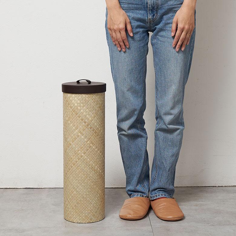 パンダン トイレットペーパー ケース ラウンド型 収納 ボックス ホルダー アジアン モダン バリ t-1170 | ブランド登録なし | 07