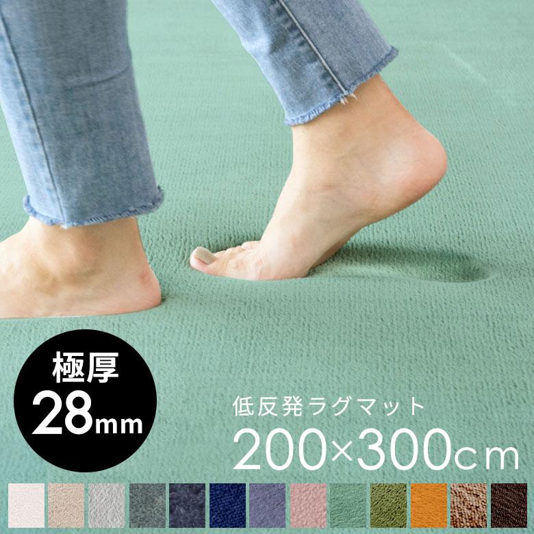 ラグマット カーペット 低反発 200×300cm ラグ リビング ラグマット カーペット 低反発 200×300cm ラグ リビング