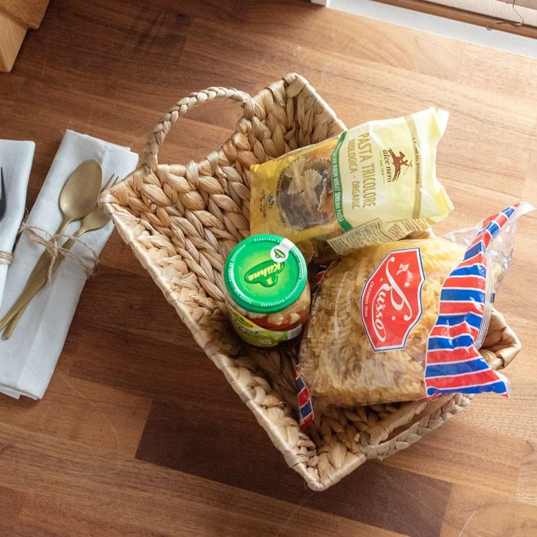 トレイ バスケット かごバスケット 収納かご 卓上収納 持ち手付き かご 籠 カゴ バスケット収納 トレー型 浅型 Lサイズ ウォーターヒヤシンス製 va51143 | ELEMENTS（インテリア） | 13