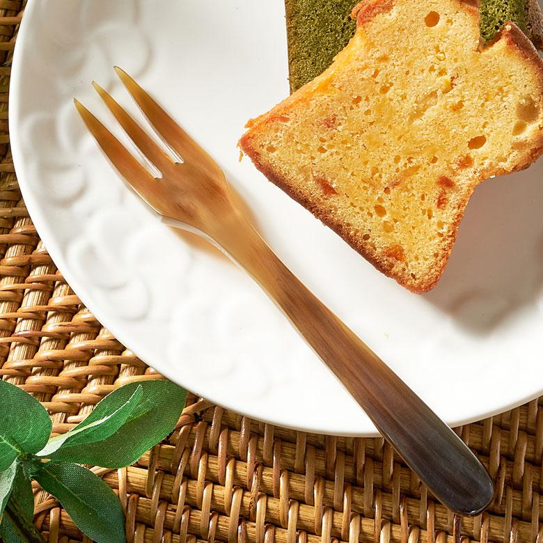 キャトルホーンで出来たデザートフォーク アジア工房 VN50367 | ブランド登録なし