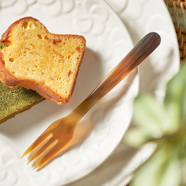 キャトルホーンで出来たデザートフォーク アジア工房 VN50367 | ブランド登録なし | 11