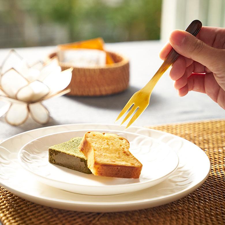 キャトルホーンで出来たデザートフォーク アジア工房 VN50367 | ブランド登録なし | 03