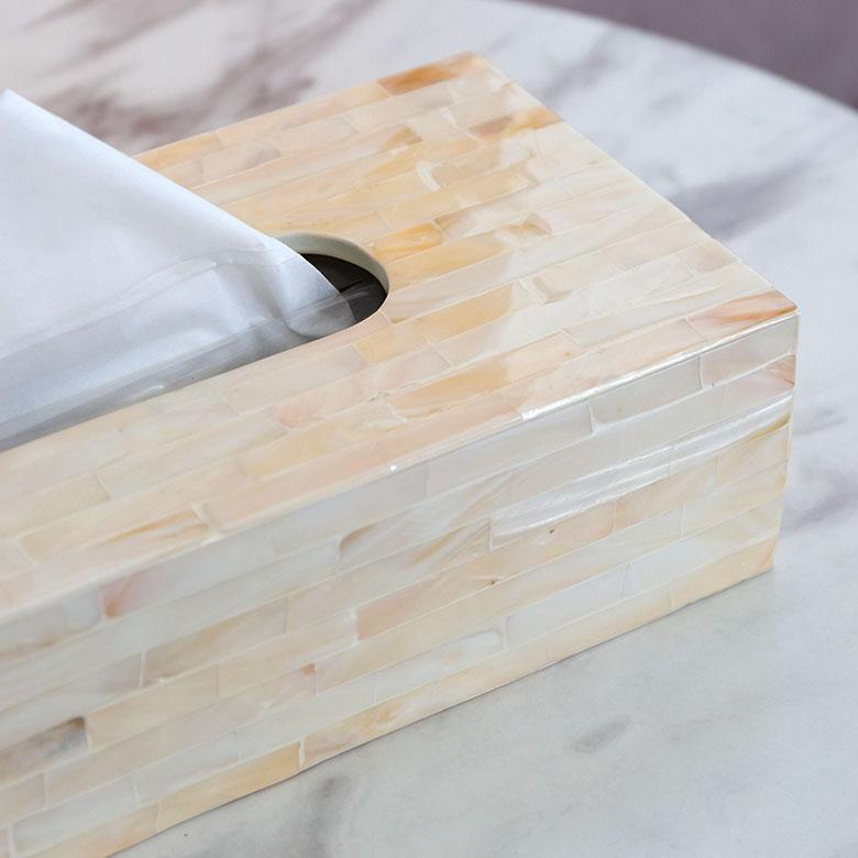 パールシェル製アジアンティッシュケースボックス アアジア雑貨 アジアン雑貨 ティッシュケース ティッシュカバー ティッシュボックス カバー vn50427 | ブランド登録なし | 01