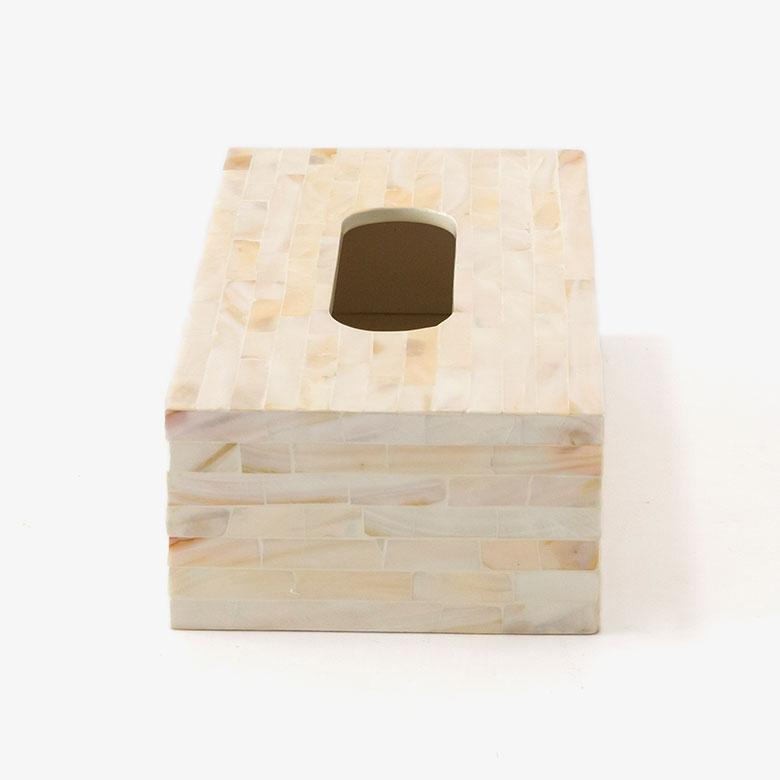 パールシェル製アジアンティッシュケースボックス アアジア雑貨 アジアン雑貨 ティッシュケース ティッシュカバー ティッシュボックス カバー vn50427 | ブランド登録なし | 10