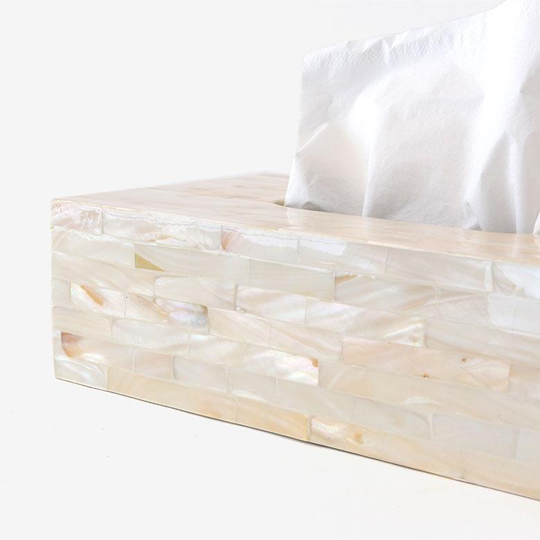 パールシェル製アジアンティッシュケースボックス アアジア雑貨 アジアン雑貨 ティッシュケース ティッシュカバー ティッシュボックス カバー vn50427 | ブランド登録なし | 11