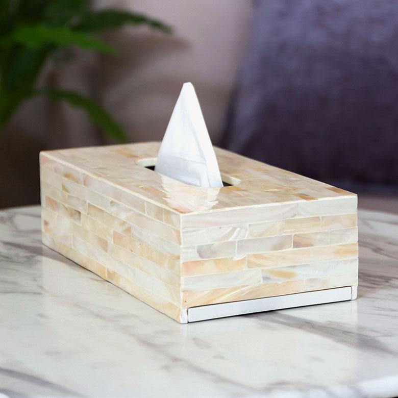 パールシェル製アジアンティッシュケースボックス アアジア雑貨 アジアン雑貨 ティッシュケース ティッシュカバー ティッシュボックス カバー vn50427 | ブランド登録なし | 03