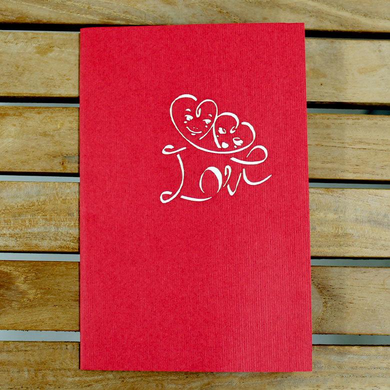 メール便対応 ポップアップ グリーティングカード LOVE 誕生日カード バースデーカード 立体 飛び出す お祝い 雑貨 文具 vn50472 |  | 05