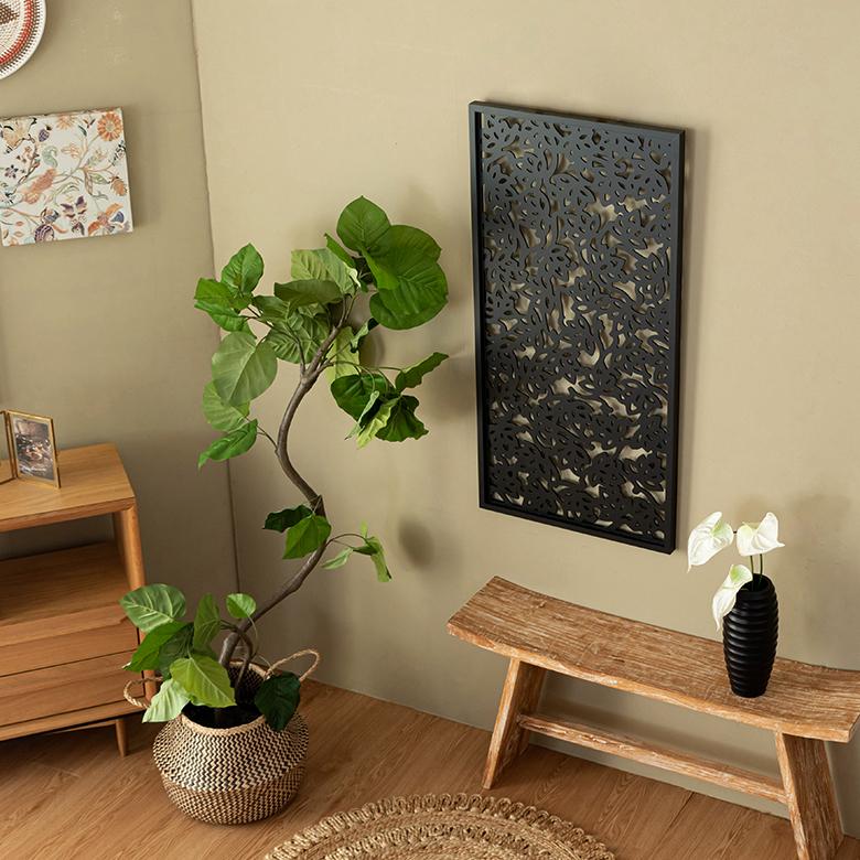 アートパネル レリーフ 壁掛け 木製 50×100cm リゾート 壁飾り 木彫り 彫刻 モダン アジアン雑貨 バリ雑貨 アジア工房 vn50529 | ブランド登録なし | 12