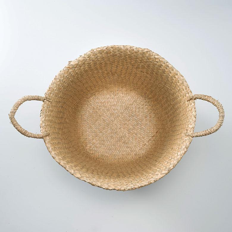 バスケット かご 安い 収納 おしゃれ ハンドル付き かごバスケット 取っ手 収納バスケット カゴ 籠 かごバッグ シーグラス 天然素材 アジア工房 vn50562 | ELEMENTS（インテリア） | 15