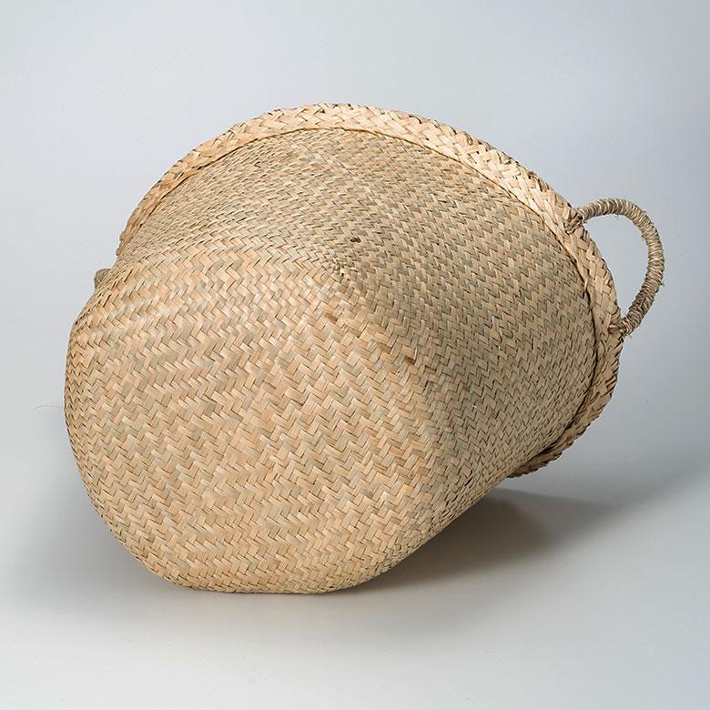 バスケット かご 安い 収納 おしゃれ ハンドル付き かごバスケット 取っ手 収納バスケット カゴ 籠 かごバッグ シーグラス 天然素材 アジア工房 vn50562 | ELEMENTS（インテリア） | 17