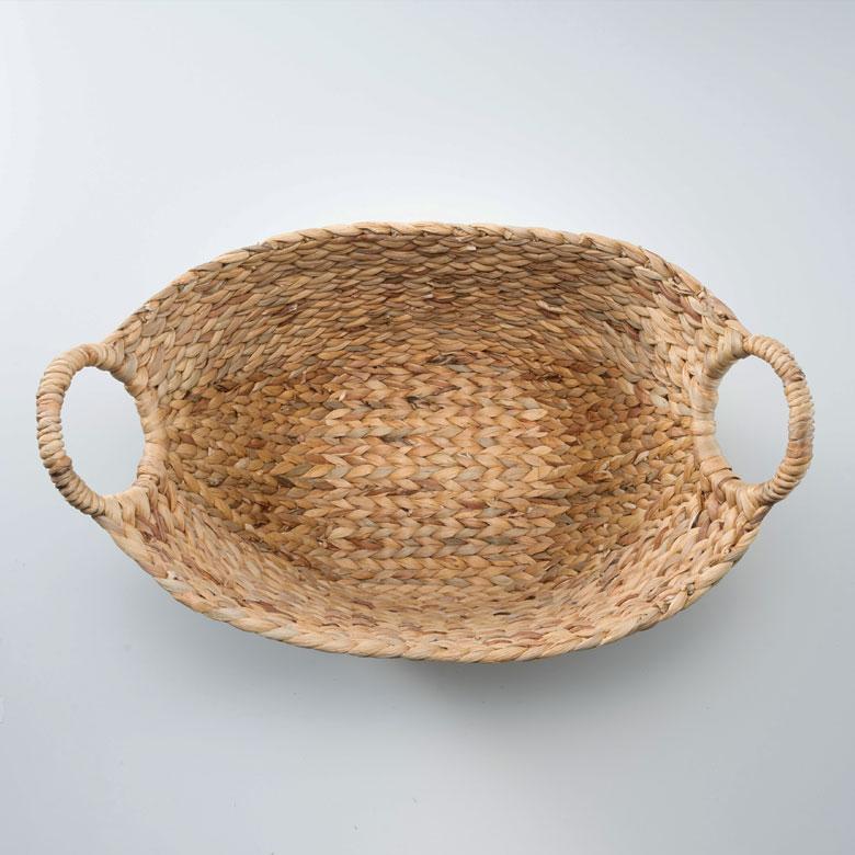 バスケット かご 収納 取っ手付き おしゃれ ブランケット 衣類入れ カゴ 籠 ランドリーバスケット ナチュラル ウォーターヒヤシンス 編み アジア工房 vn50564 | ELEMENTS（インテリア） | 17