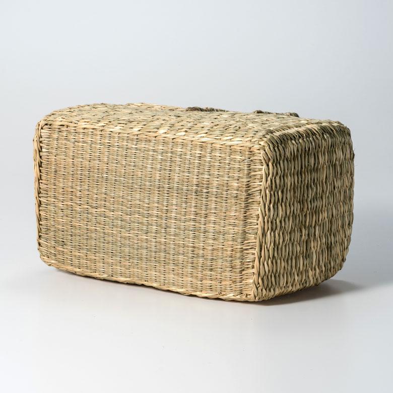 バスケット かご トートバッグ 収納 おしゃれ かごバスケット 取っ手 持ち手 ブラウン ベージュ トートバスケット カゴ 籠 自然 かごバッグ vn50576 | ELEMENTS（インテリア） | 14