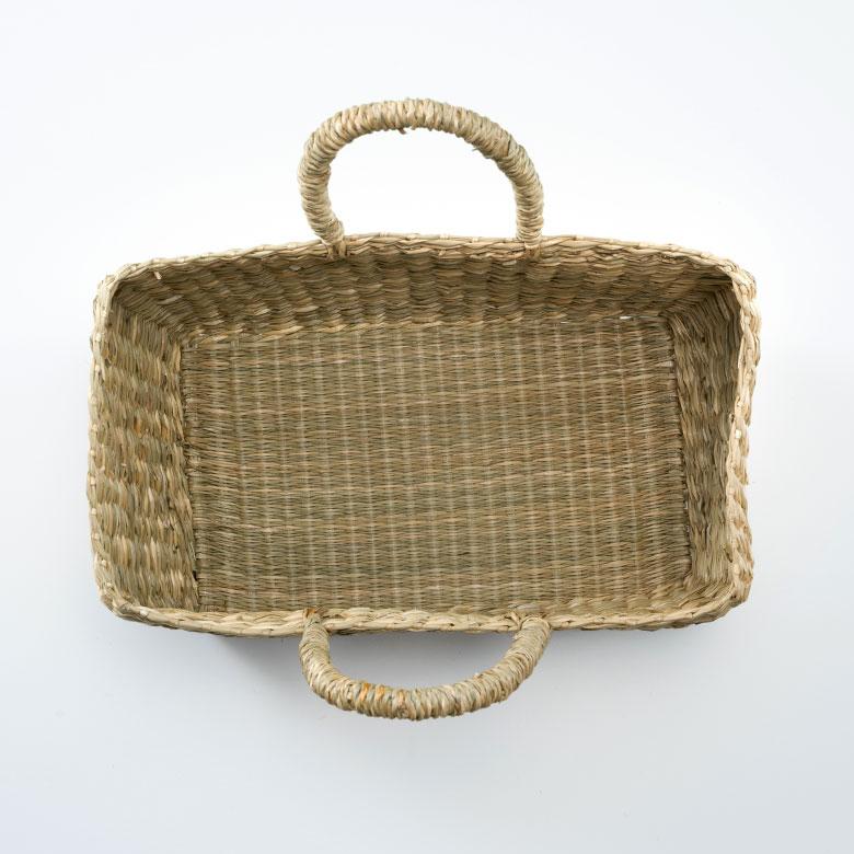 バスケット かご トートバッグ 収納 おしゃれ かごバスケット 取っ手 持ち手 ブラウン ベージュ トートバスケット カゴ 籠 自然 かごバッグ vn50576 | ELEMENTS（インテリア） | 15