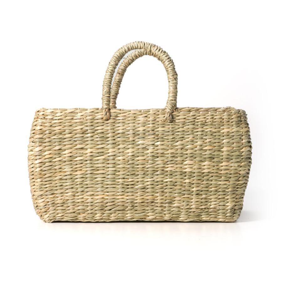 バスケット かご トートバッグ 収納 おしゃれ かごバスケット 取っ手 持ち手 ブラウン ベージュ トートバスケット カゴ 籠 自然 かごバッグ vn50576 | ELEMENTS（インテリア） | 20