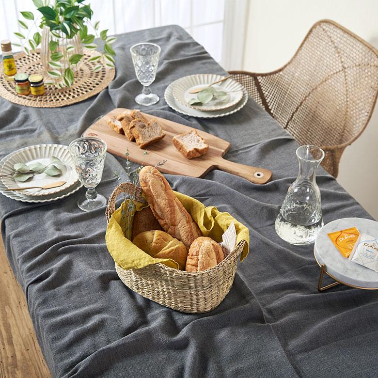 バスケット かご 収納 持ち手付き 取っ手付き 小物入れ 収納BOX キッチン小物 シーグラス ナチュラル Mサイズ vn50577 | ELEMENTS（インテリア） | 05