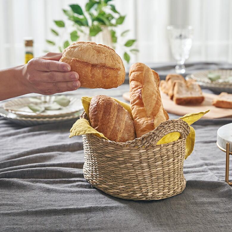 フランスアンティー持ち手付きカゴ