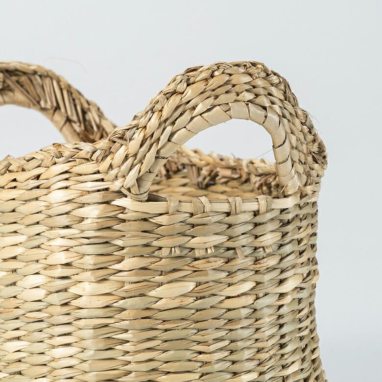 バスケット かご 収納 持ち手付き 取っ手付き 小物入れ 収納BOX キッチン小物 ナチュラル シーグラス Sサイズ vn50578 | ELEMENTS（インテリア） | 15