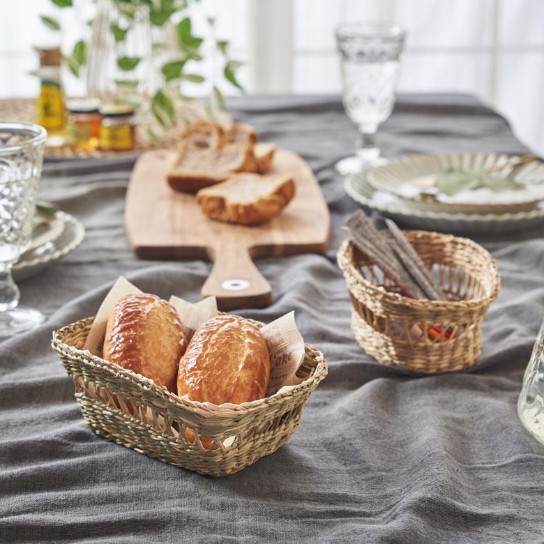 ミニバスケット かご 収納 バスケット 小さい かわいい おしゃれ コンパクト 小物入れ 収納ケース シーグラス ナチュラル アジア工房 vn5057 | ELEMENTS（インテリア） | 16