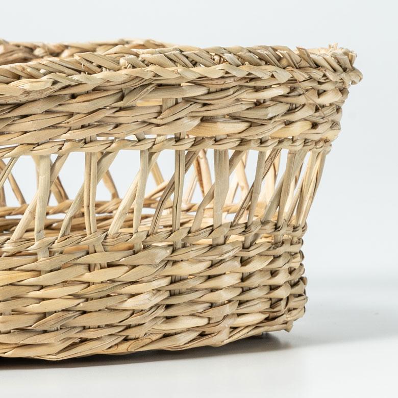 ミニバスケット かご 収納 バスケット 小さい かわいい おしゃれ コンパクト 小物入れ 収納ケース シーグラス ナチュラル アジア工房 vn5057 | ELEMENTS（インテリア） | 18