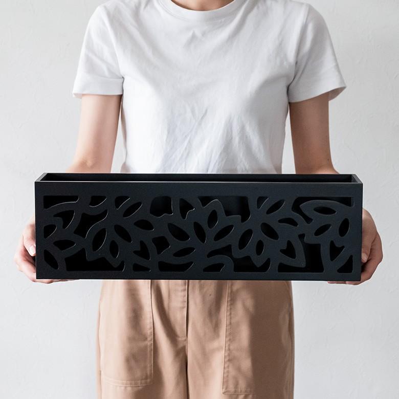 スリッパスタンド 収納 彫刻アート ボックス 本立て マガジンラック シューズラック アジアン エスニック VN50710 | ブランド登録なし | 04