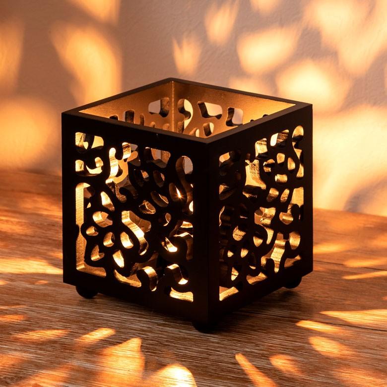 卓上ランプ アジアン 彫刻 アートパネル  シンプル モダン アジアン雑貨 照明器具 間接照明 和 おしゃれ vn50730 | ブランド登録なし