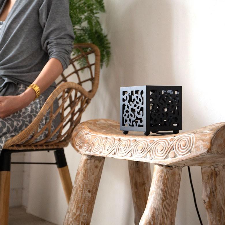 卓上ランプ アジアン 彫刻 アートパネル  シンプル モダン アジアン雑貨 照明器具 間接照明 和 おしゃれ vn50730 | ブランド登録なし | 01