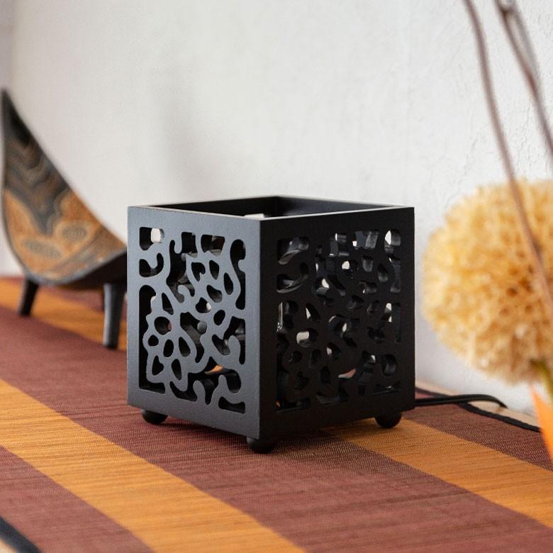 卓上ランプ アジアン 彫刻 アートパネル  シンプル モダン アジアン雑貨 照明器具 間接照明 和 おしゃれ vn50730 | ブランド登録なし | 04