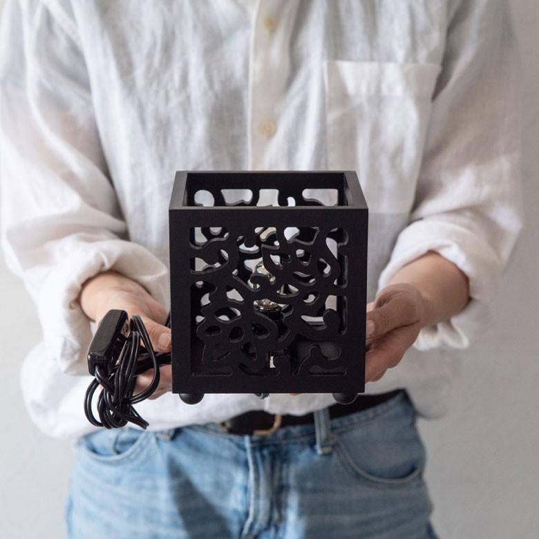 卓上ランプ アジアン 彫刻 アートパネル  シンプル モダン アジアン雑貨 照明器具 間接照明 和 おしゃれ vn50730 | ブランド登録なし | 05