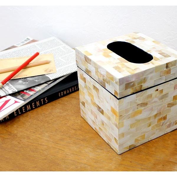 パールシェルのトイレットティッシュケース スクエアタイプ 2色展開 アジア工房 vn50780 | ブランド登録なし | 03