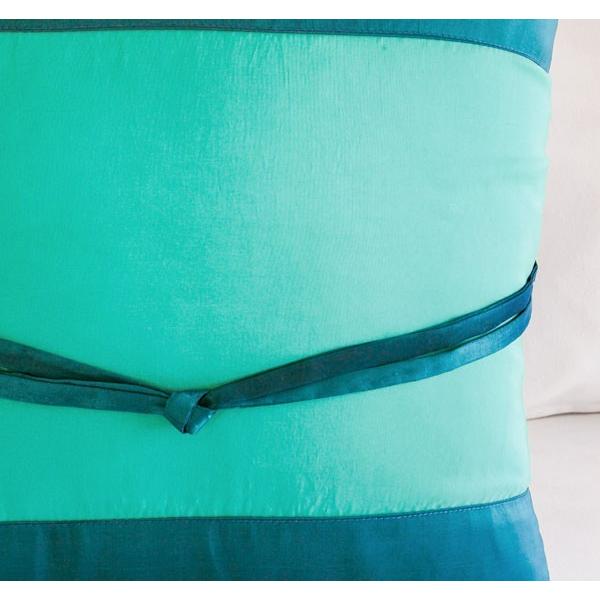 クッションカバー アジアン おしゃれ 40×40cm 光沢 帯付き 正方形 アジアン雑貨 バリ雑貨 モダン リゾート アジア工房 vn50900 | ブランド登録なし | 02