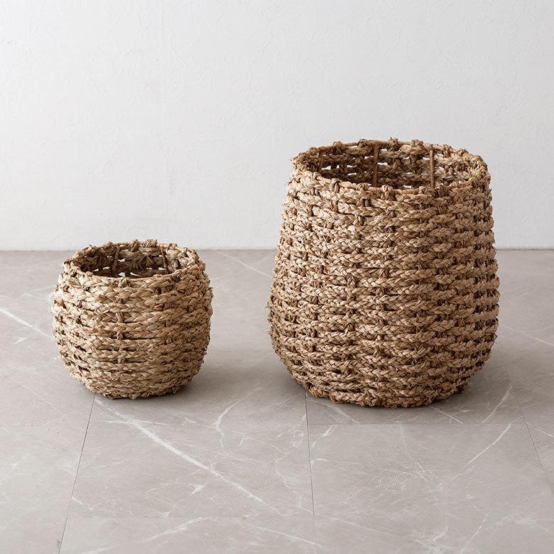 プランターカバー 鉢カバー 鉢 プランター おしゃれ Sサイズ ガーデニング シーグラス ナチュラル モダン vn51000 | ELEMENTS（インテリア） | 09