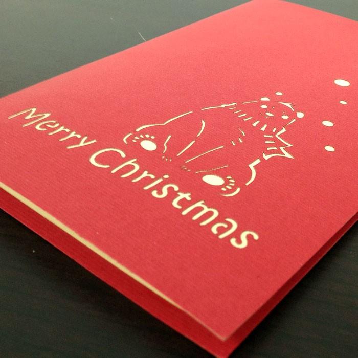 ポップアップクリスマスカード しろくま vn51100 | ブランド登録なし | 03