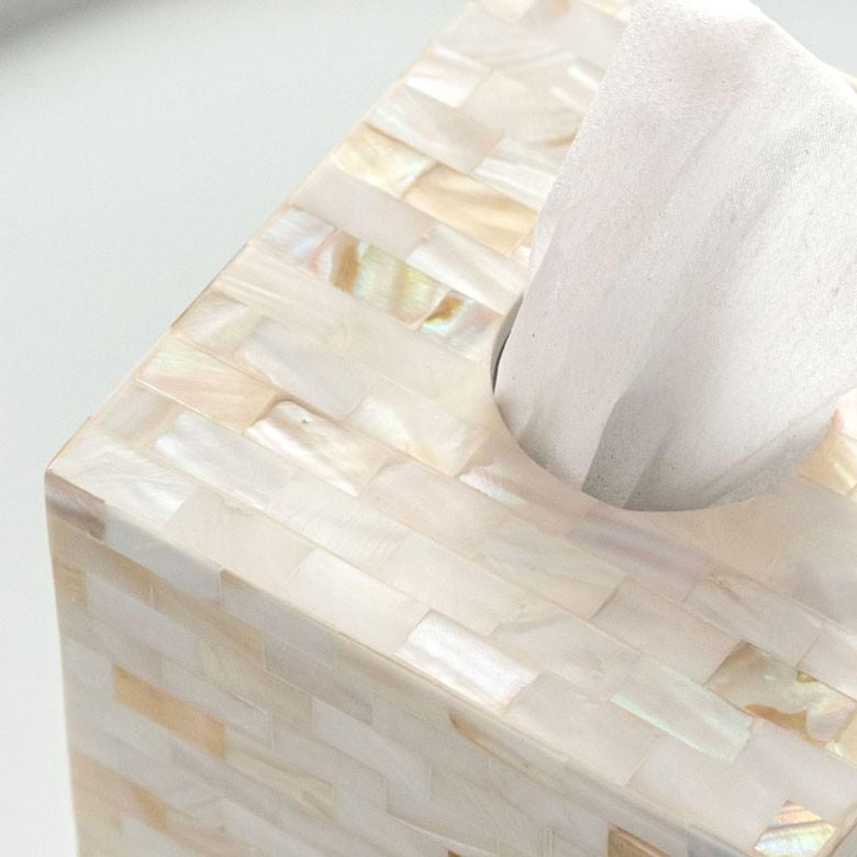 トイレットペーパーホルダー おしゃれ トイレットペーパーケース トイレットペーパーボックス パール シェル 貝殻 リゾート アジア工房 vn51139 | ブランド登録なし | 01