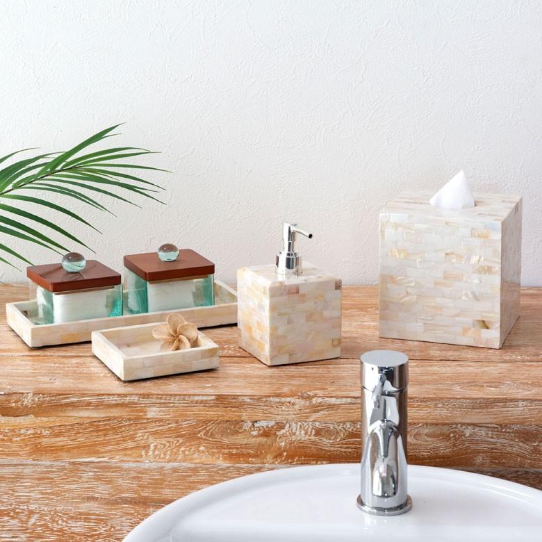 トイレットペーパーホルダー おしゃれ トイレットペーパーケース トイレットペーパーボックス パール シェル 貝殻 リゾート アジア工房 vn51139 | ブランド登録なし | 12