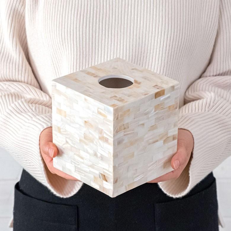 トイレットペーパーホルダー おしゃれ トイレットペーパーケース トイレットペーパーボックス パール シェル 貝殻 リゾート アジア工房 vn51139 | ブランド登録なし | 03