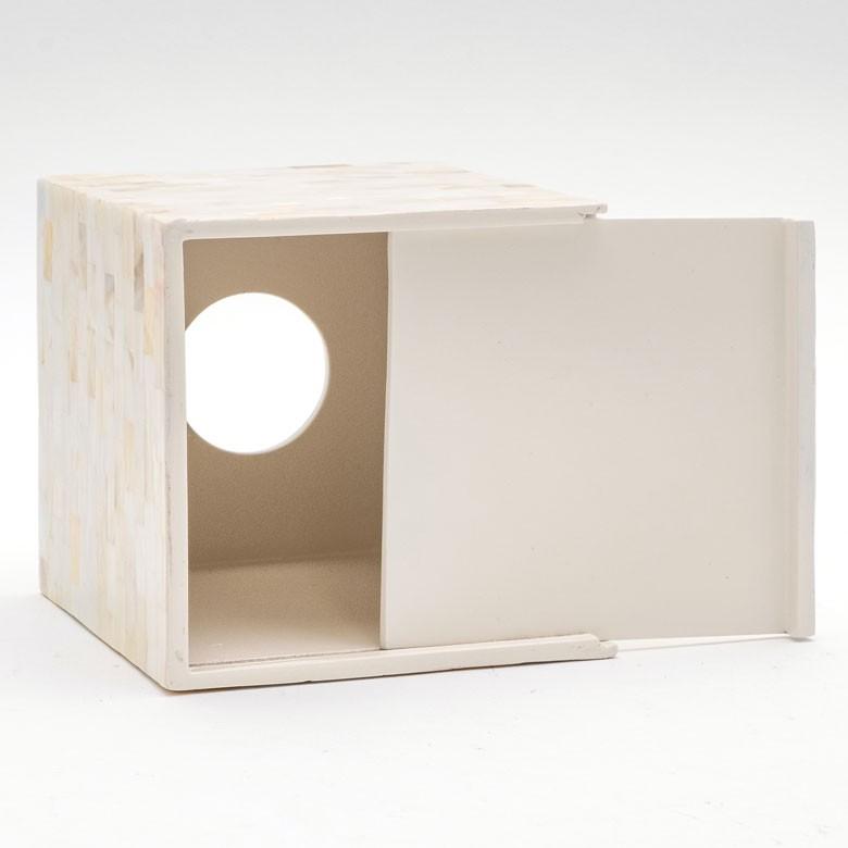 トイレットペーパーホルダー おしゃれ トイレットペーパーケース トイレットペーパーボックス パール シェル 貝殻 リゾート アジア工房 vn51139 | ブランド登録なし | 05