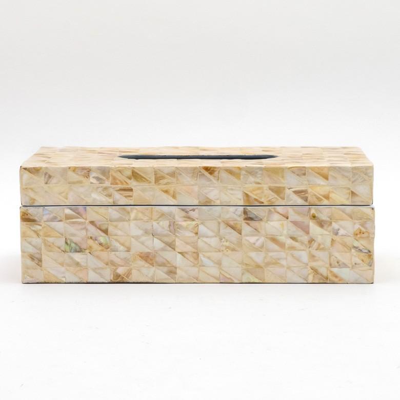 ティッシュケース シェル アジアン おしゃれ ティッシュカバー ティッシュボックス ティッシュホルダー 貝殻 リゾート アジア工房 vn511 | ブランド登録なし | 14