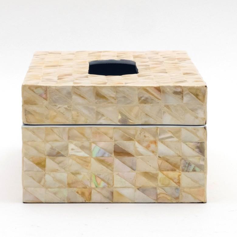 ティッシュケース シェル アジアン おしゃれ ティッシュカバー ティッシュボックス ティッシュホルダー 貝殻 リゾート アジア工房 vn511 | ブランド登録なし | 15