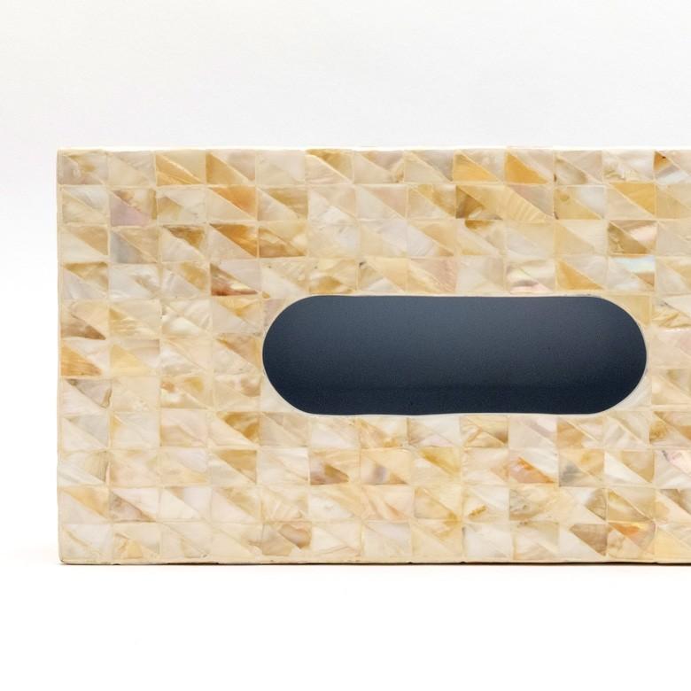 ティッシュケース シェル アジアン おしゃれ ティッシュカバー ティッシュボックス ティッシュホルダー 貝殻 リゾート アジア工房 vn511 | ブランド登録なし | 16