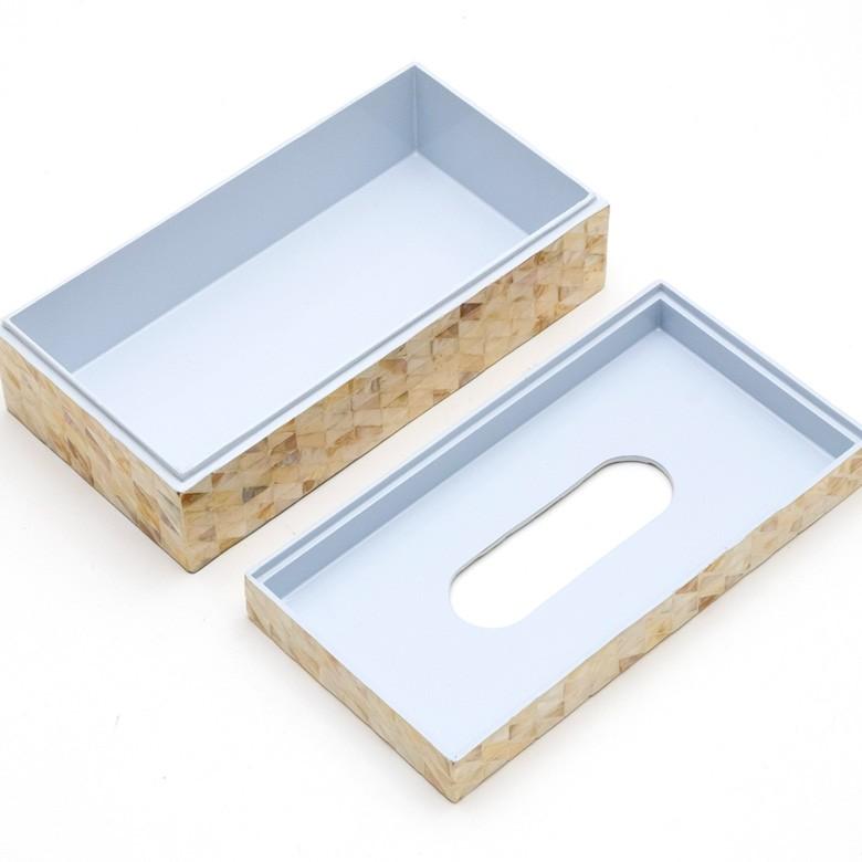 ティッシュケース シェル アジアン おしゃれ ティッシュカバー ティッシュボックス ティッシュホルダー 貝殻 リゾート アジア工房 vn511 | ブランド登録なし | 18