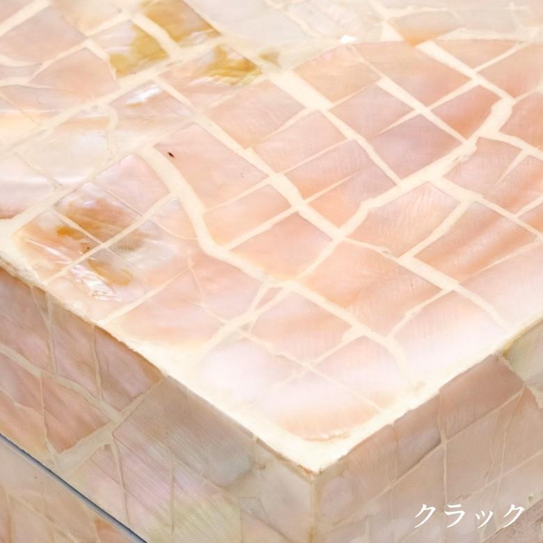 ティッシュケース シェル アジアン おしゃれ ティッシュカバー ティッシュボックス ティッシュホルダー 貝殻 リゾート アジア工房 vn511 | ブランド登録なし | 07