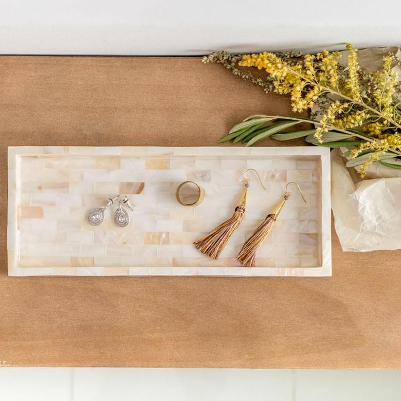 トレイ おしゃれ アクセサリートレー アクセサリートレイ トレー 小物入れ ケース パール シェル 収納 小物ケース アクセサリー アジア工房 vn5 | ブランド登録なし | 16