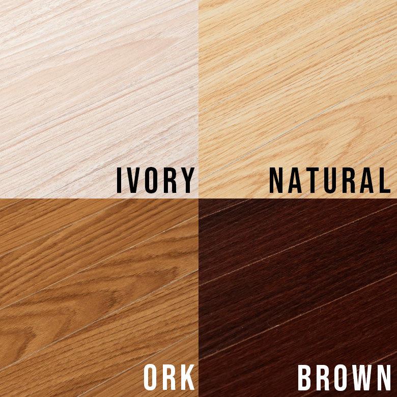 ウッドカーペット 6畳 江戸間 260×350cm 2枚敷き フローリングカーペット 床材 DIY 簡単 敷くだけ 特殊エンボス加工 1梱包 w-pj-40-e60 | ELEMENTS（インテリア） | 10