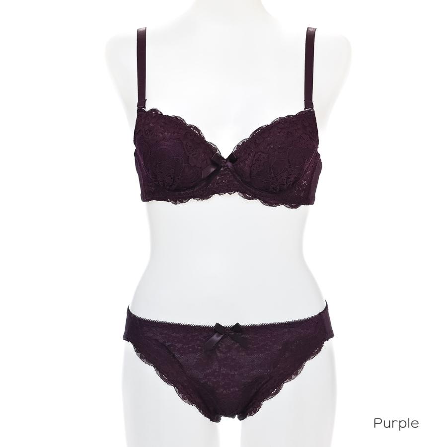 SONIA BLACK（ソニアブラック） スカラップフラワーレース (Cカップ